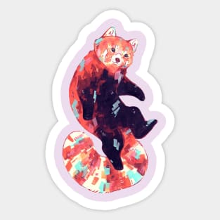 Red panda Sticker